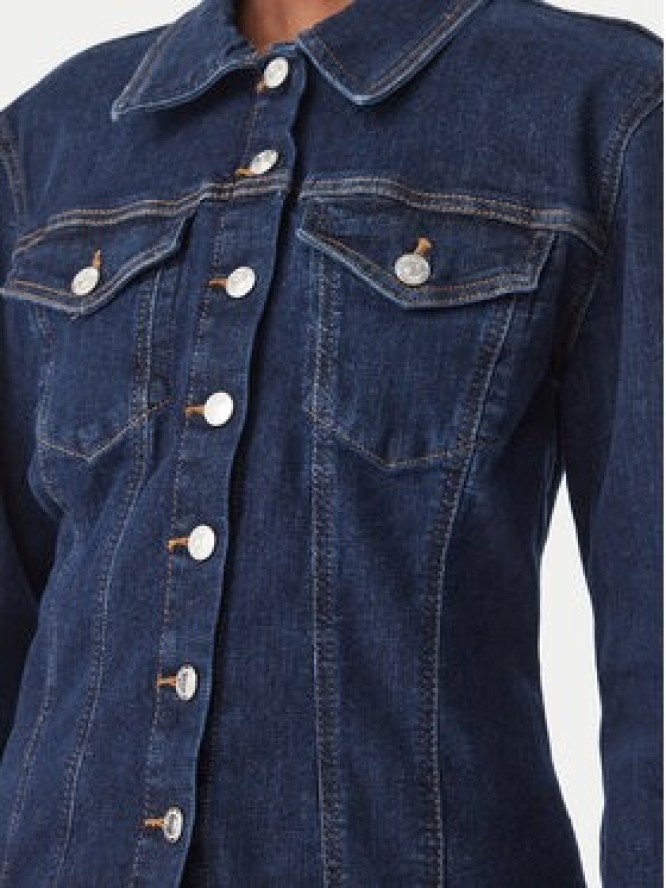 Calvin Klein Jeans Koszula jeansowa LV047G749G Granatowy Slim Fit
