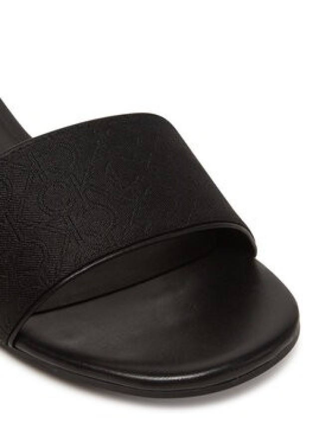 Calvin Klein Klapki Flat Slide Jacq HW0HW02389 Czarny