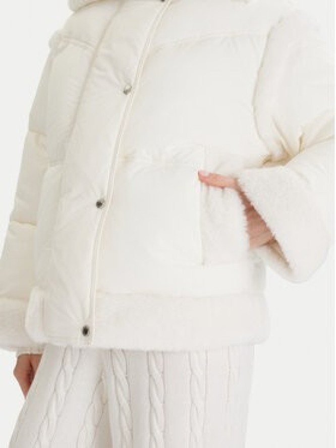 BOSS Kurtka zimowa C_Pajuna 50548173 Écru Relaxed Fit