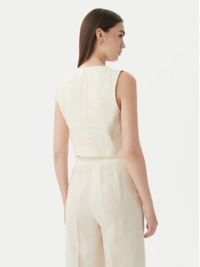 Marella Kamizelka garniturowa Veranda 2615151032 Écru Regular Fit