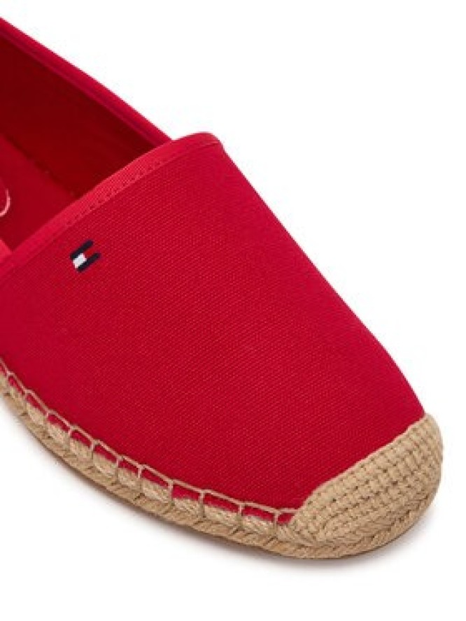 Tommy Hilfiger Espadryle Flag Canvas Espadrille FW0FW08541 Czerwony