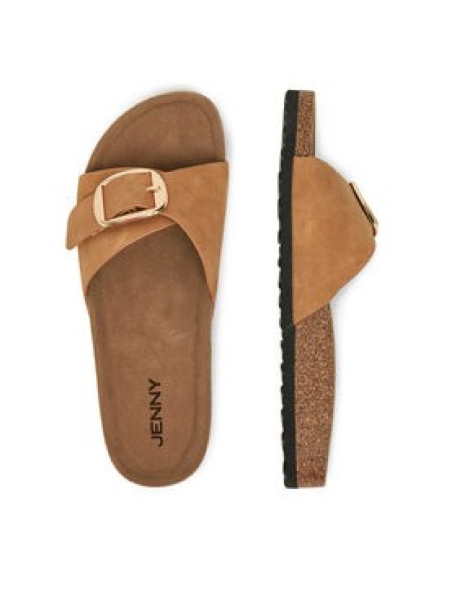 JENNY Klapki LB-P1598-YLD Brązowy