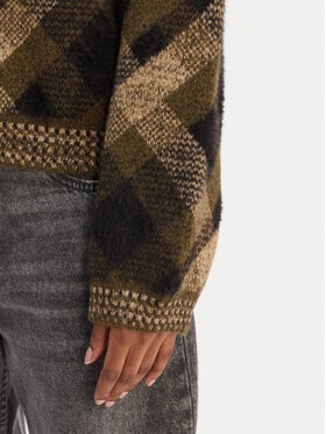 ONLY Kardigan Maroon 15358211 Zielony Regular Fit