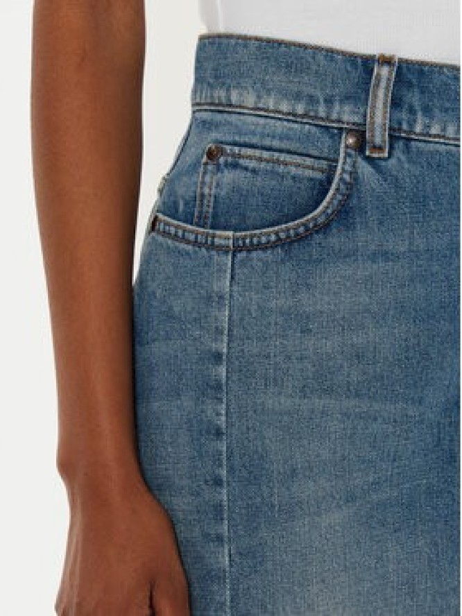Weekend Max Mara Spódnica jeansowa Gesso 2515101061 Niebieski Regular Fit