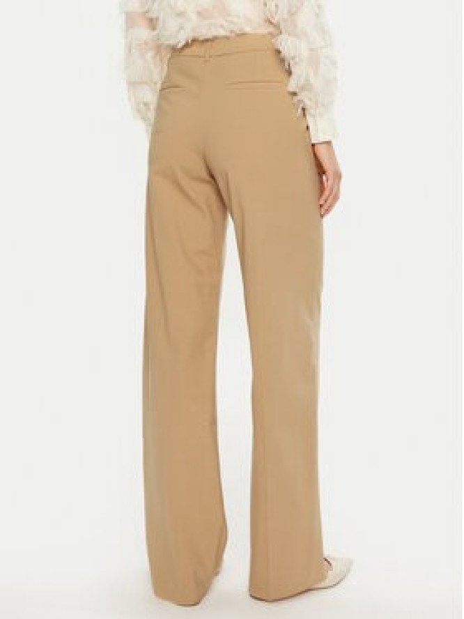 Marella Spodnie materiałowe Galoppo 2423136162 Brązowy Wide Leg