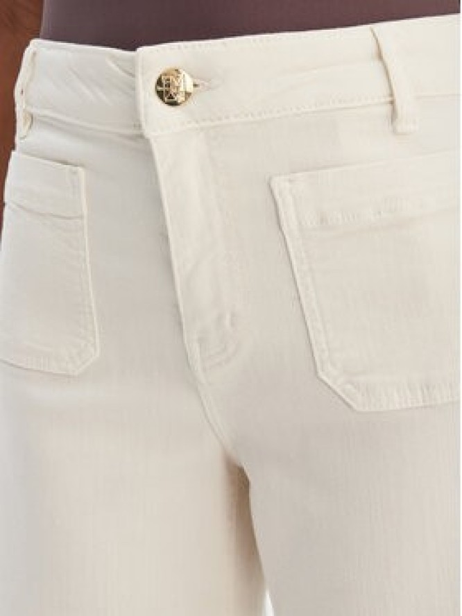 Marella Spodnie materiałowe Baschi 2615131251 Écru Regular Fit