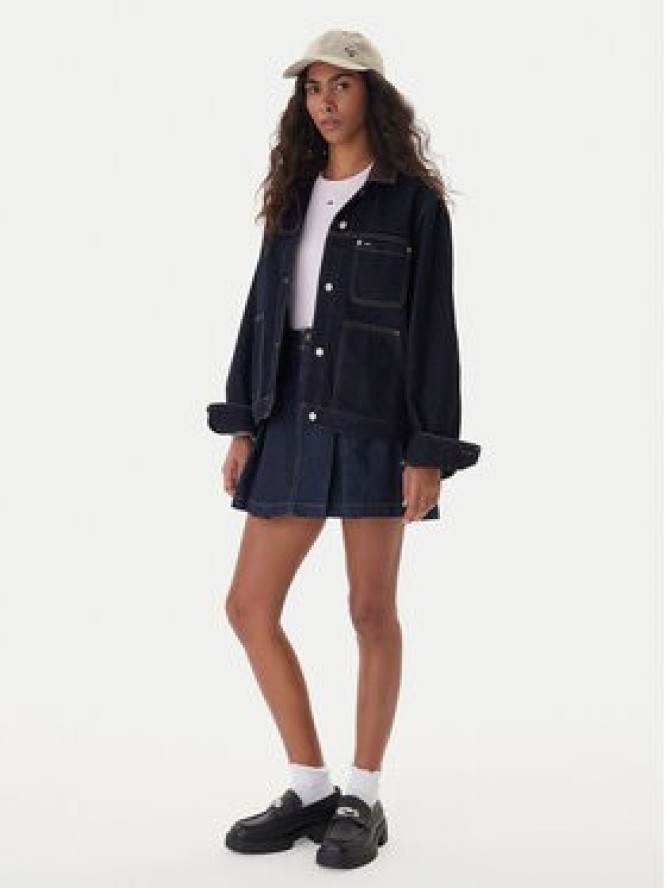 Tommy Jeans Kurtka jeansowa Chore DW0DW21981 Granatowy Regular Fit