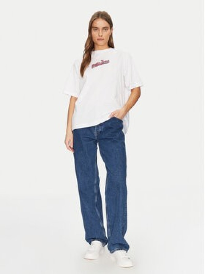 Guess Jeans T-Shirt W5GI29 K8HM0 Biały Regular Fit