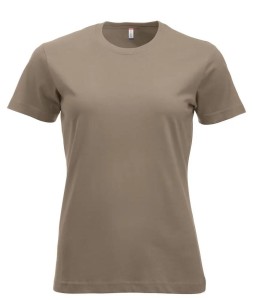 clique New Classic-T Women – T‑shirt z bawełny ringspun, współczesny krój