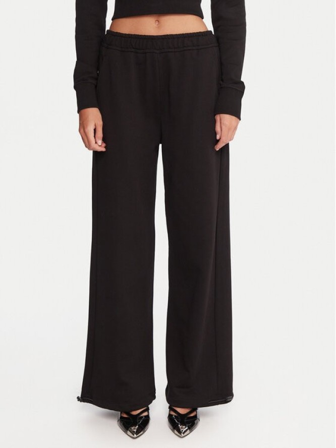 Versace Jeans Couture Spodnie dresowe 79HAAT05 CF01T Czarny Regular Fit