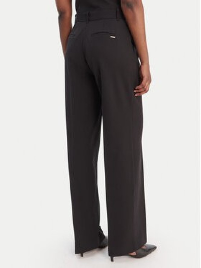 Guess Spodnie materiałowe W6RB02 WH9Y2 Czarny Regular Fit