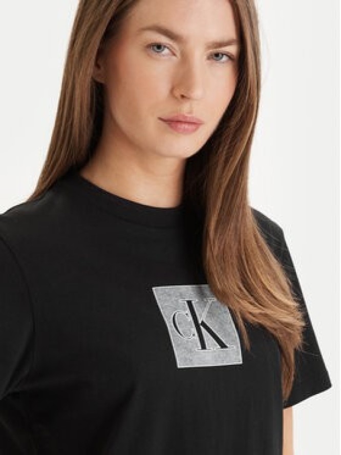 Calvin Klein Jeans T-Shirt LV047F819G Czarny Classic Fit
