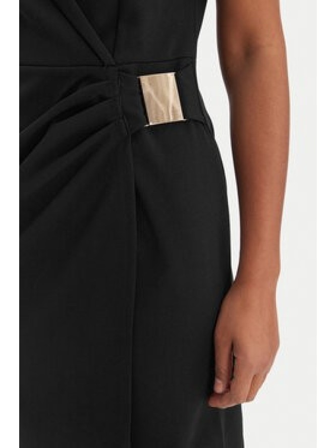 Morgan Sukienka koktajlowa 261-RIXO Czarny Slim Fit