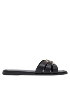 TWINSET Klapki 251TGT090 Czarny