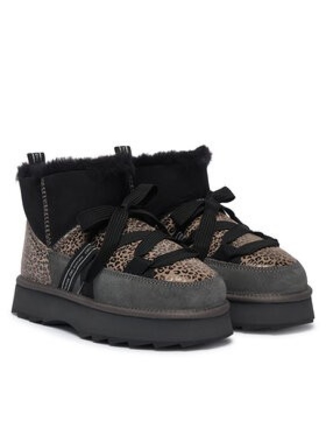 EMU Australia Śniegowce Blurred Micro Patchwork Leo W13332 Brązowy