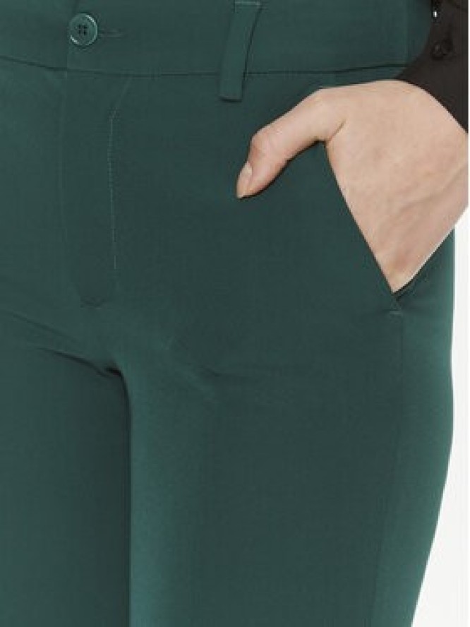 Liu Jo Spodnie materiałowe MF3229 T7896 Zielony Regular Fit