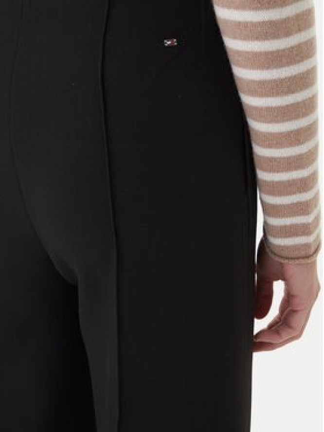 Tommy Hilfiger Spodnie palazzo WW0WW48406 Czarny Wide Leg