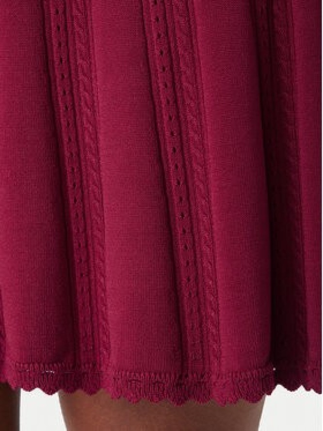 Guess Spódnica mini W6YD21 Z0971 Bordowy Regular Fit