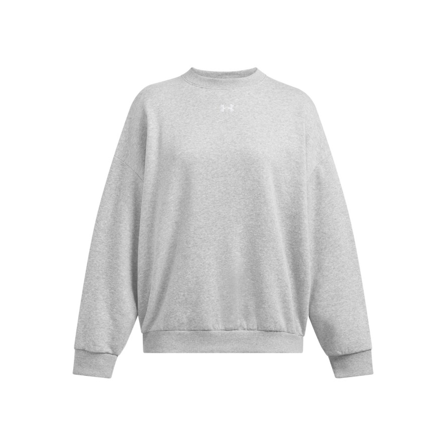 Oversize damski sweatshirt z okrągłym dekoltem Under Armour Icon Fleece