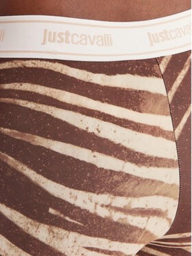 Just Cavalli Legginsy 80PAC100 JS558 Brązowy Skinny Fit