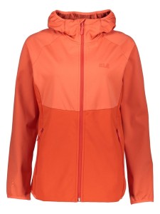 Jack Wolfskin Kurtka softshellowa "Go Hike" w kolorze pomarańczowym rozmiar: L