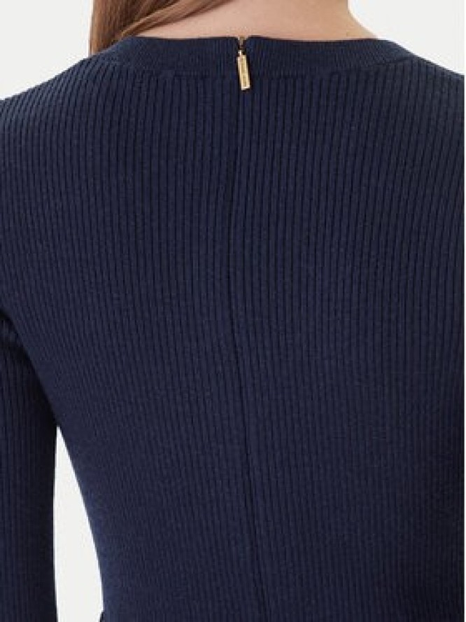 MICHAEL Michael Kors Sukienka dzianinowa MF5835G4VR Granatowy Slim Fit