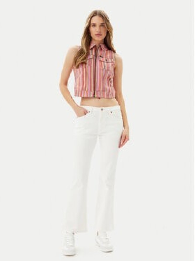 Wrangler Kamizelka 112362848 Różowy Slim Fit