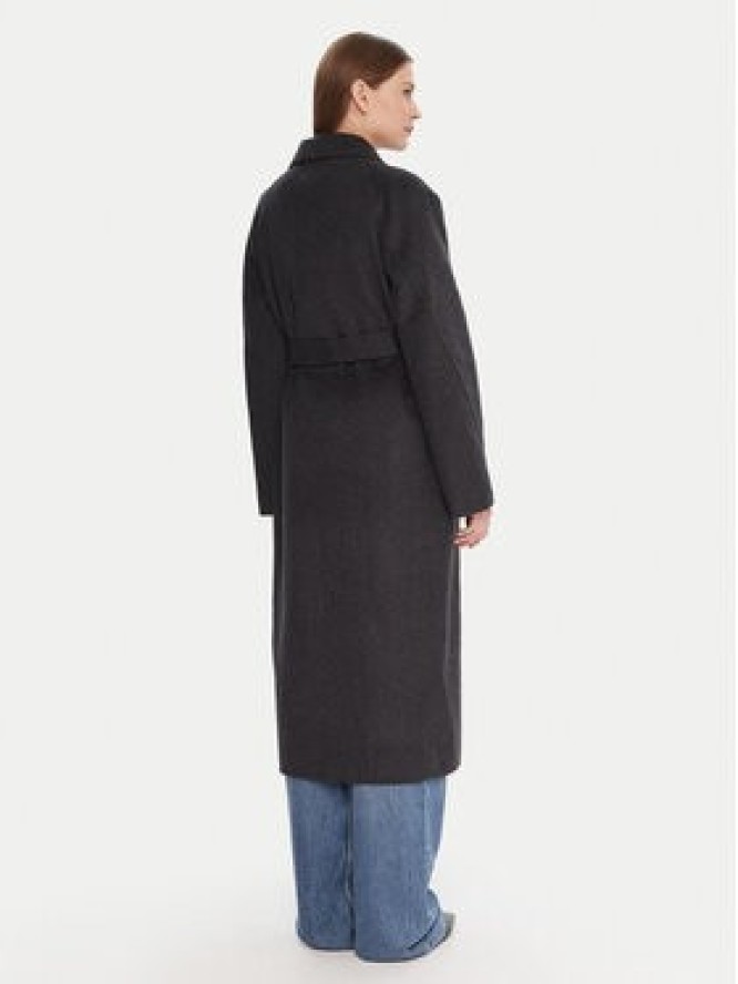 Tommy Hilfiger Płaszcz wełniany WW0WW47286 Szary Regular Fit