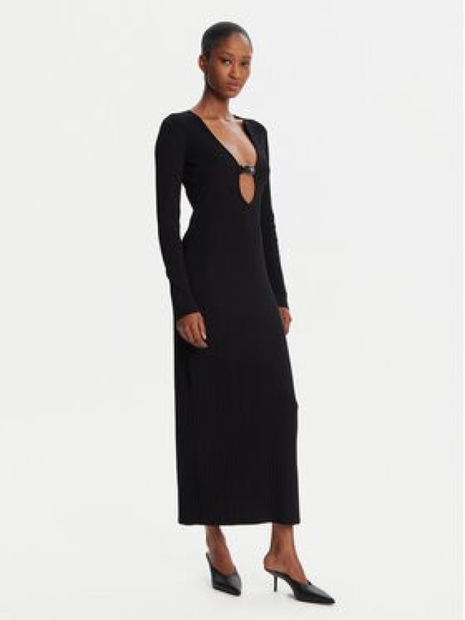 STAUD Sukienka koktajlowa Murphy R25R2135VN Czarny Slim Fit