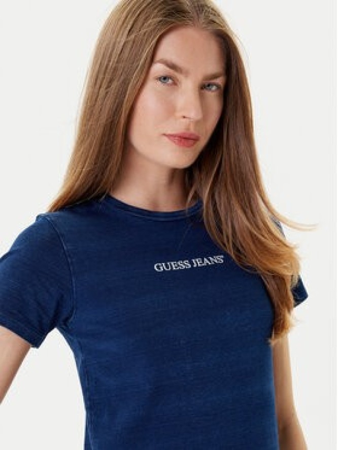 Guess Jeans T-Shirt W5GI41 KCTL1 Granatowy Slim Fit