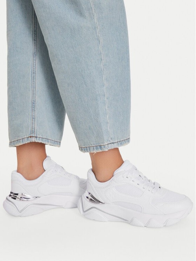 Guess Sneakersy FLTMZZ ELE12 Biały