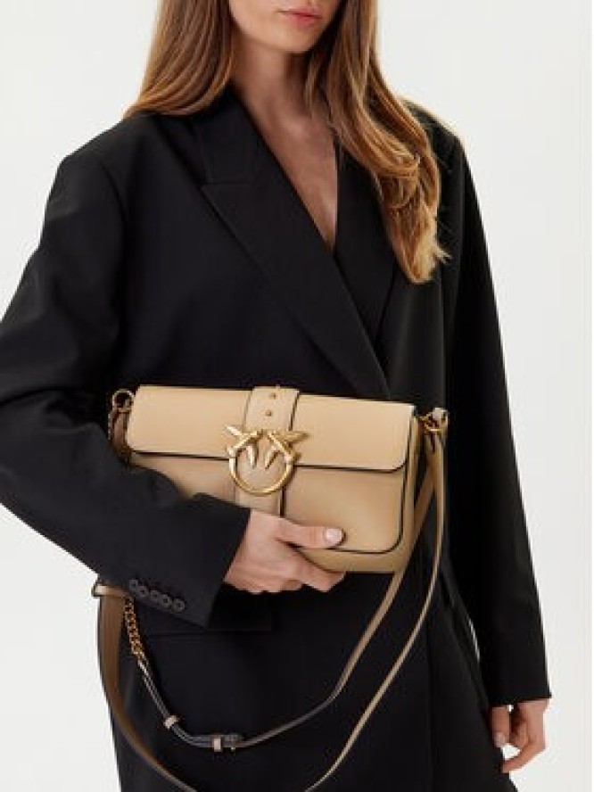 PINKO Torebka Love One Classic Fl 104524 A0QO C50Q Beżowy