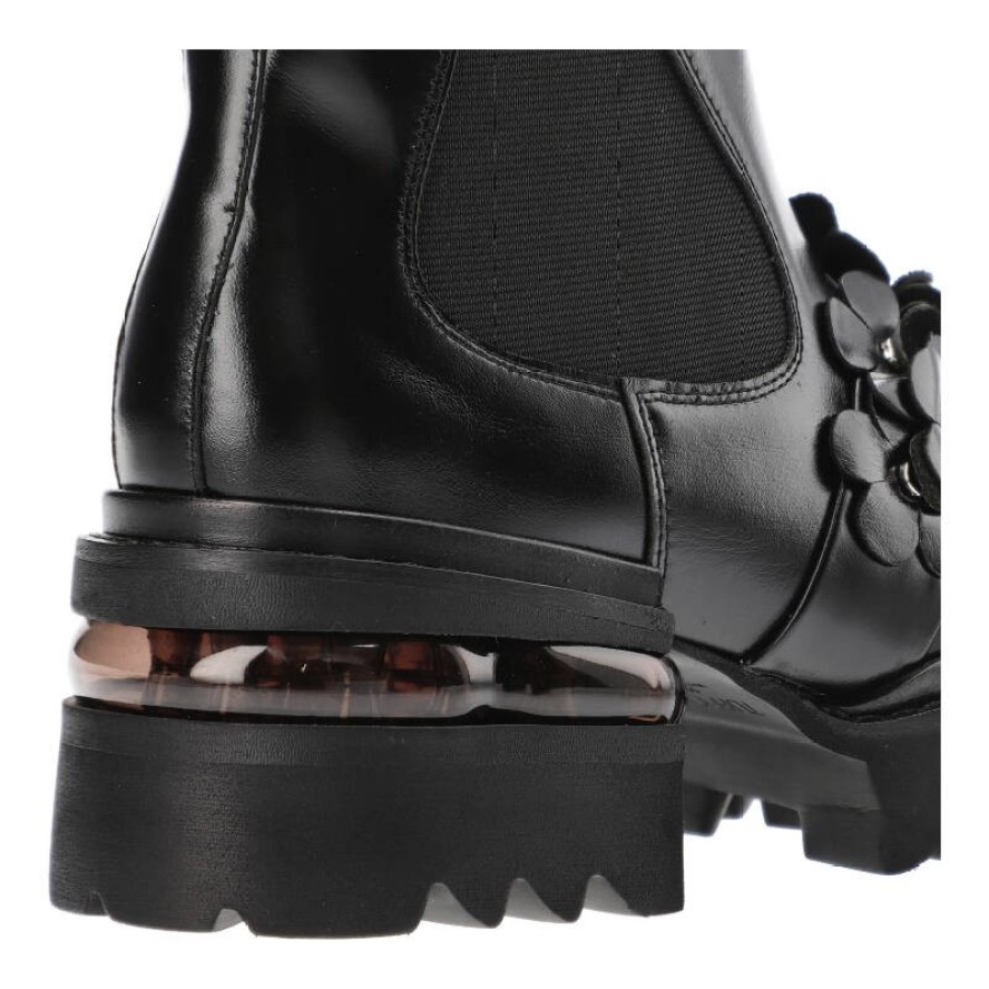 Czarne Botki Tuffoni Wygodne Obuwie Damskie