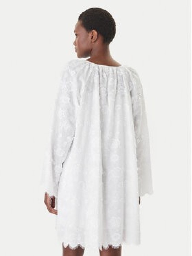 MICHAEL Michael Kors Sukienka letnia MS680R0KPX Biały Relaxed Fit