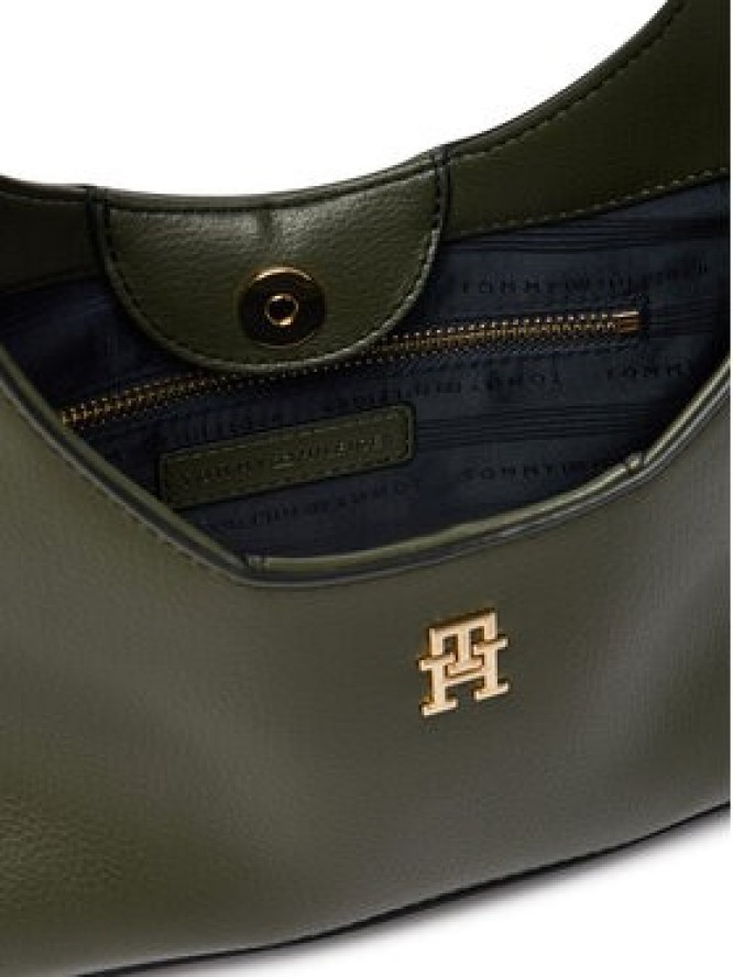 Tommy Hilfiger Torebka Th Everyday Mini Hobo AW0AW19185 Zielony ciemny