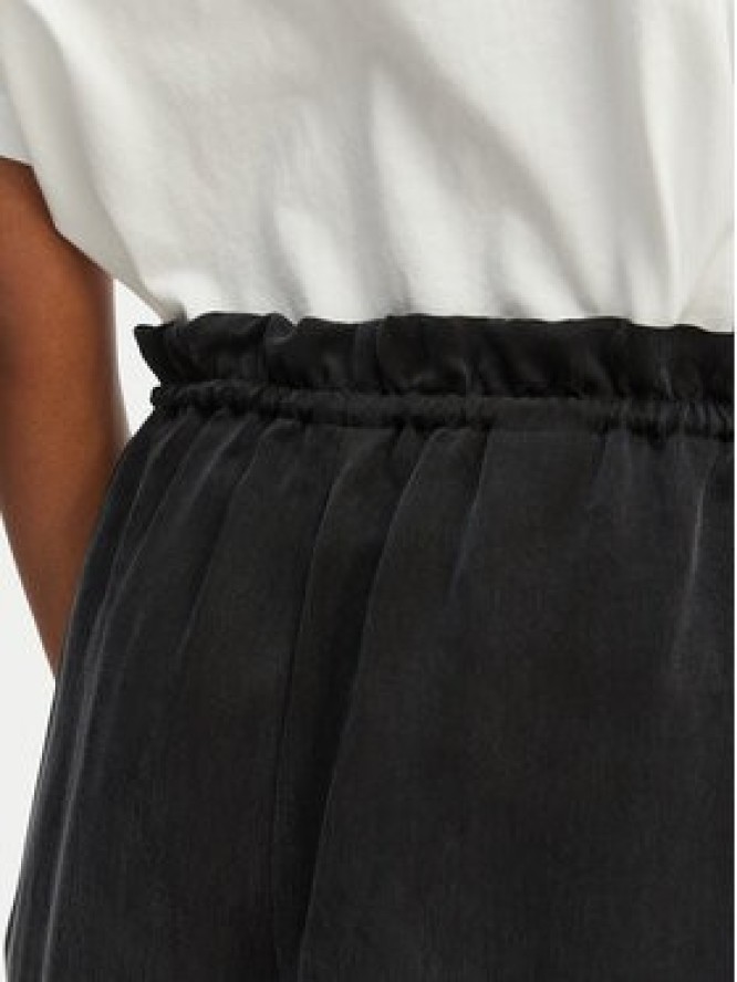 HUGO Szorty materiałowe Hermione-1 50559554 Czarny Loose Fit