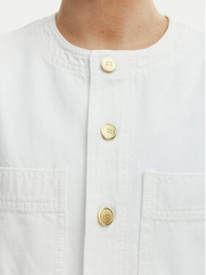 Tommy Hilfiger Sukienka codzienna WW0WW48584 Biały Regular Fit