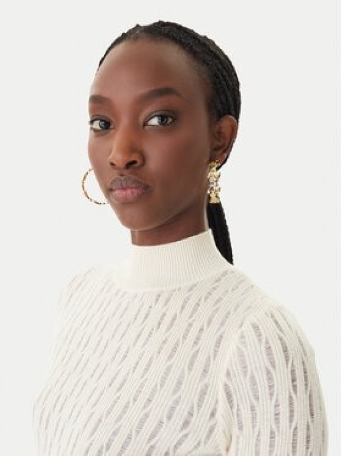 Patrizia Pepe Sweter 8K0368/K307-W409 Beżowy Regular Fit