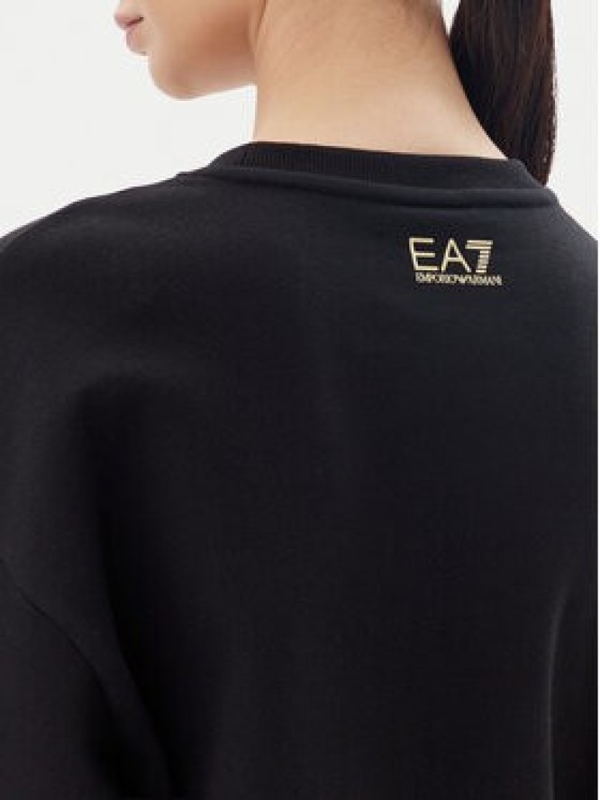 EA7 Emporio Armani Bluza 7W000100 AF10377 MC004 Czarny Loose Fit