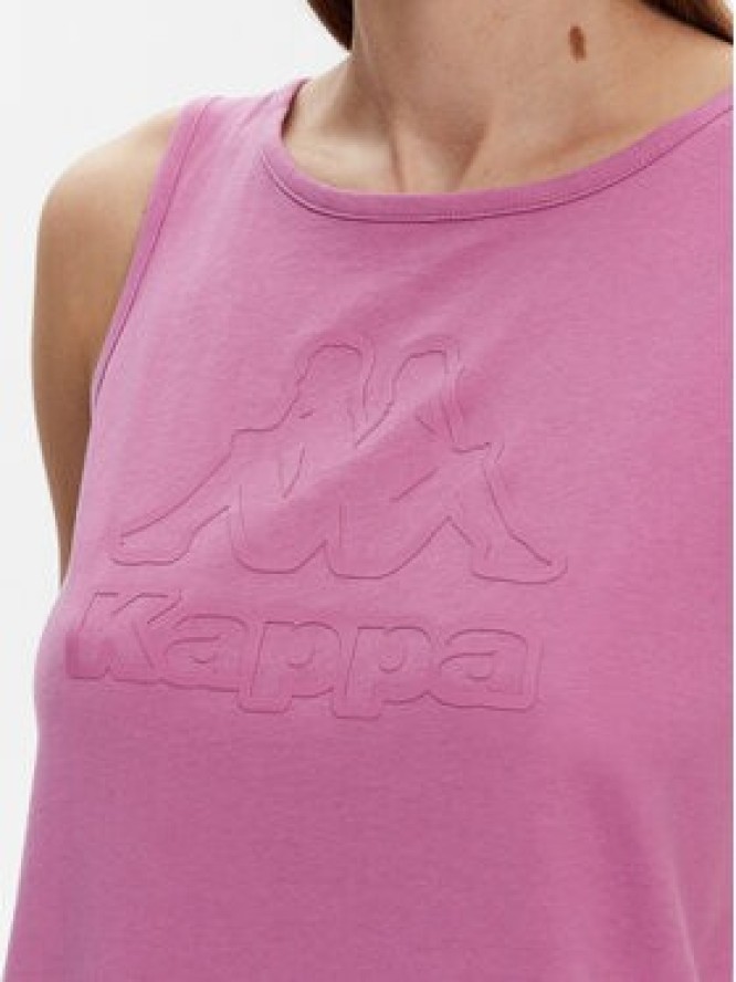 Kappa Top Logo Gria 382129W Fioletowy Regular Fit