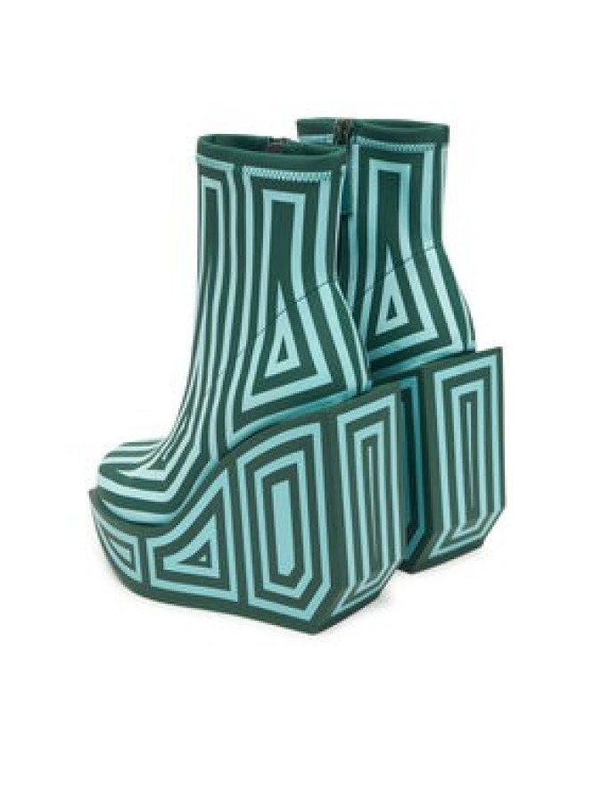 United Nude Botki Wa Bootie Hi 1087993382 Zielony