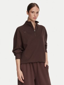 Kappa Bluza 372664W Brązowy Oversize