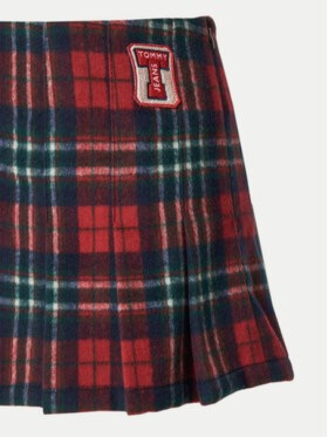 Tommy Jeans Spódnica mini DW0DW21249 Czerwony Regular Fit