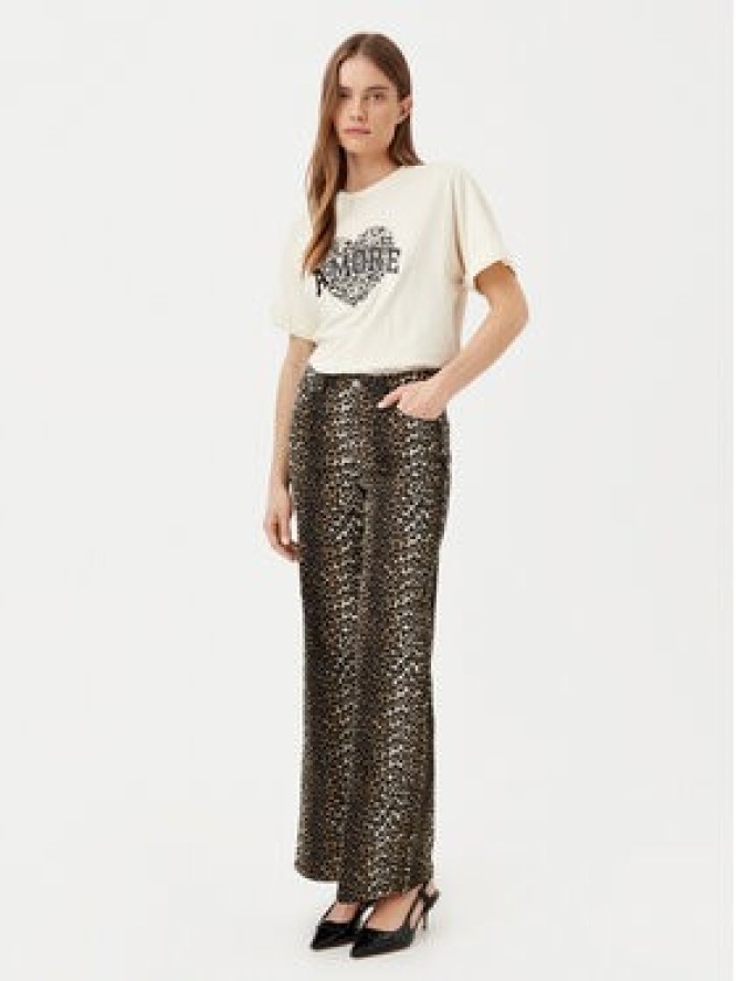 ONLY T-Shirt Lucy 15339887 Beżowy Loose Fit