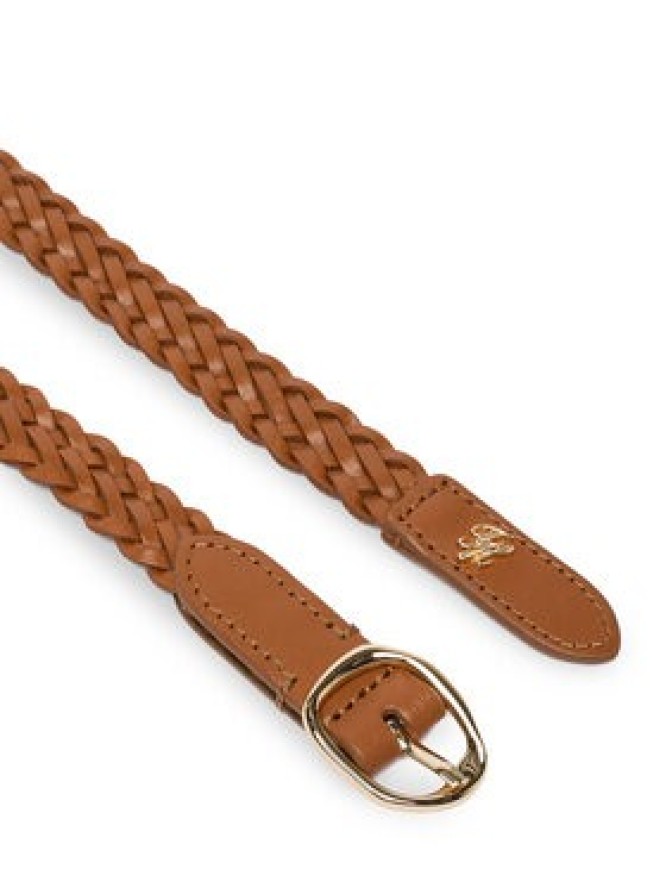 Tommy Hilfiger Pasek Th Sculpt 2.0 Woven AW0AW18696 Brązowy