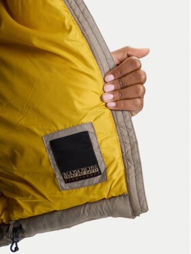 Napapijri Kurtka zimowa A-Ega NP0A88XD Szary Regular Fit