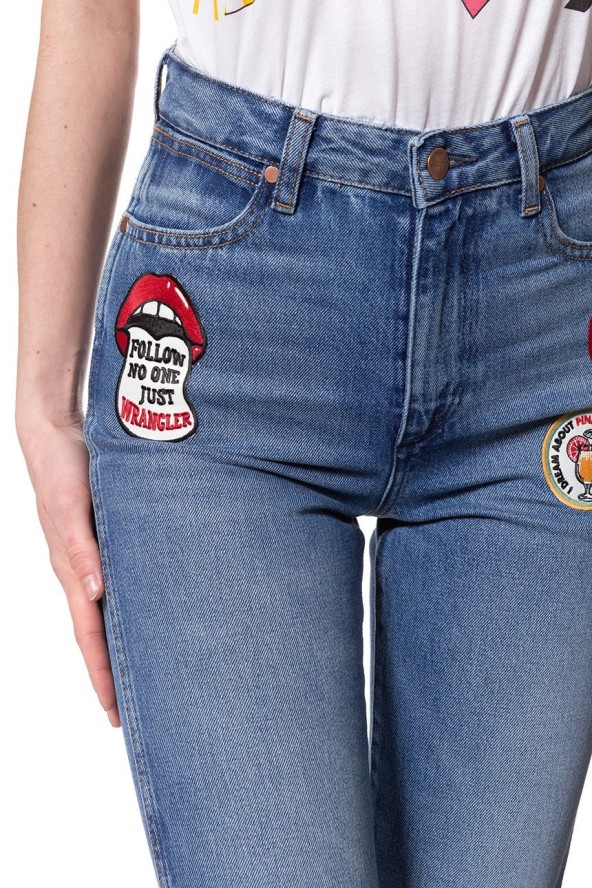 WRANGLER RETRO STRAIGHT BURNING GIRL W238GF11X 112127870