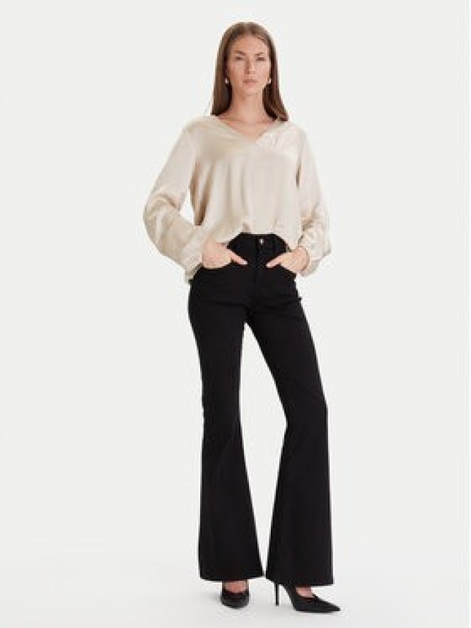 Maryley Bluzka 25IB824/18LA Beżowy Regular Fit