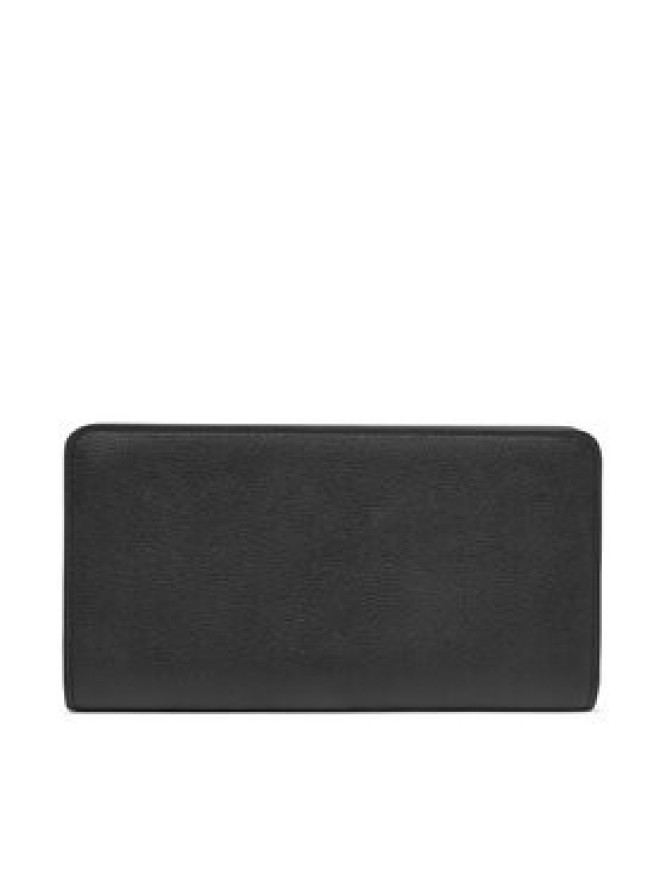 Calvin Klein Portfel Foil Logo Passport Longfold LV04F1205G Czarny