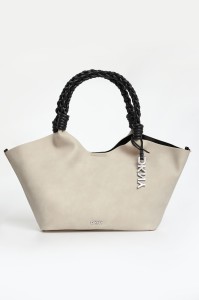 Torebka damska z imitacji zamszu DKNY